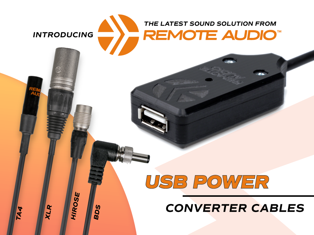 verticaal Dempsey scannen Remote Audio USB Power Converter Cables - Trew Audio