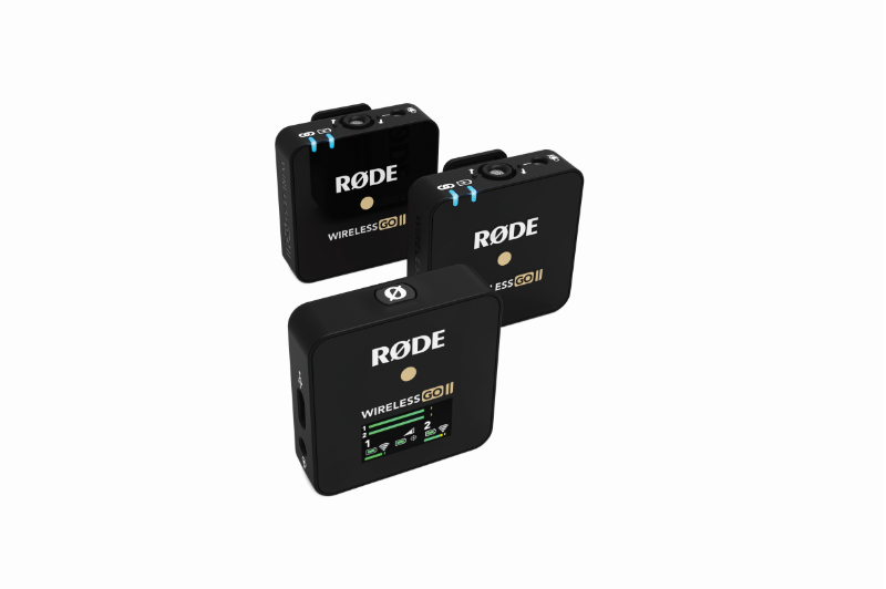Rode Wireless Go II Dual Channel Wireless Microphone System, Black (Model  Number: WIGOII)