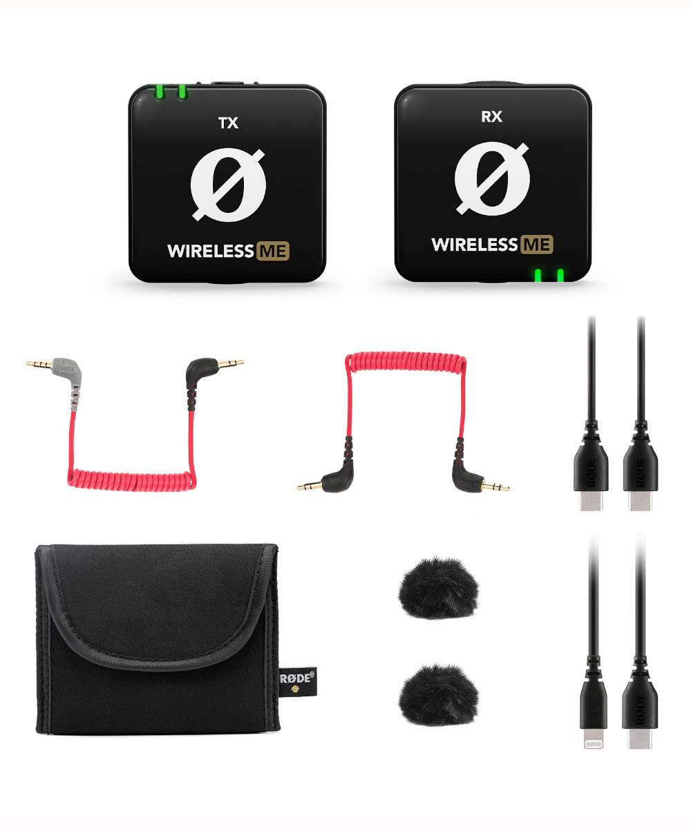 RØDE Wireless ME wireless microphone set with transmitter and receiver –  MOJOGEAR